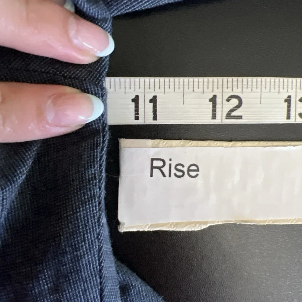 Vintage J Crew Pants Bowery Linen Blend 32x32 Navy Trouser Corpcore Preppy